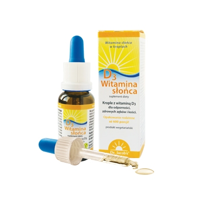 Witamina D3 krople - Dr. Jacob's